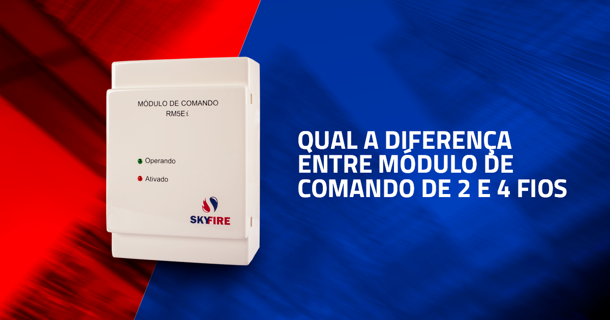 Qual a diferença entre módulo de comando de 2 e 4 fios?